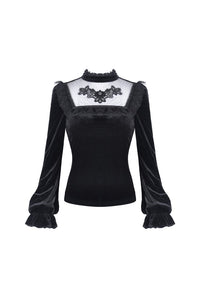 Black gothic lolita cute T-shirt  TW218 - Gothlolibeauty