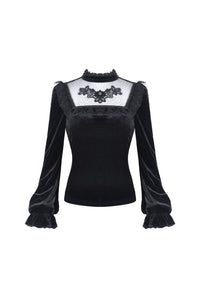 Black gothic lolita cute T-shirt  TW218 - Gothlolibeauty