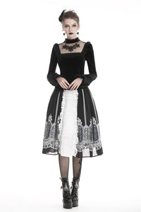 Black gothic lolita cute T-shirt  TW218 - Gothlolibeauty
