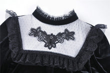 Load image into Gallery viewer, Black gothic lolita cute T-shirt  TW218 - Gothlolibeauty
