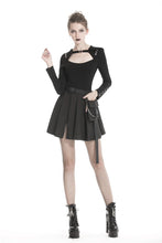 Load image into Gallery viewer, Punk rock hooded long sleeves top T-shirt  TW236 - Gothlolibeauty
