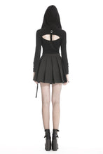 Load image into Gallery viewer, Punk rock hooded long sleeves top T-shirt  TW236 - Gothlolibeauty