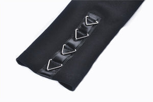 Punk rock hooded long sleeves top T-shirt  TW236