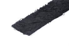 Load image into Gallery viewer, Punk skull back sexy lace-up front ragged T-shirt TW243 - Gothlolibeauty