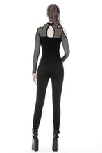 Load image into Gallery viewer, Punk off-shoulder sexy net T-shirt TW254 - Gothlolibeauty