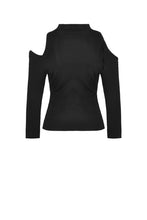 Load image into Gallery viewer, custom made link of Punk women irregular hollow sexy top T-shirt TW258 - Gothlolibeauty