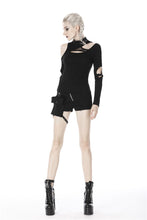 Load image into Gallery viewer, custom made link of Punk women irregular hollow sexy top T-shirt TW258 - Gothlolibeauty