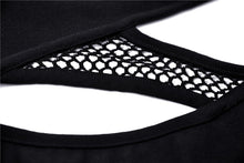 Load image into Gallery viewer, custom made link of Punk women irregular hollow sexy top T-shirt TW258 - Gothlolibeauty