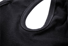 Load image into Gallery viewer, Punk net splicing midriff-baring top T-shirt TW266 - Gothlolibeauty