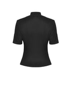 Load image into Gallery viewer, Punk hollow chest lace up short sleeves T-shirt TW270 - Gothlolibeauty