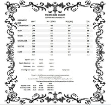 Load image into Gallery viewer, Punk women star hollow chest lace up T-shirt TW274 - Gothlolibeauty