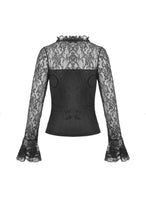 Load image into Gallery viewer, Women&#39;s elegant lace sleeves T-shirt TW297