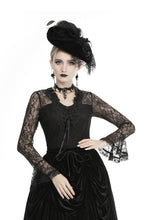 Load image into Gallery viewer, Women&#39;s elegant lace sleeves T-shirt TW297