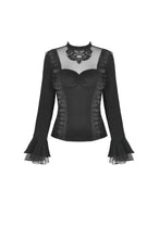 Load image into Gallery viewer, Gothic gorgeous butterfly sexy mesh collar top TW300