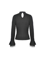 Load image into Gallery viewer, Gothic gorgeous butterfly sexy mesh collar top TW300