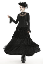 Load image into Gallery viewer, Gothic gorgeous butterfly sexy mesh collar top TW300
