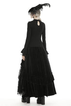 Load image into Gallery viewer, Gothic gorgeous butterfly sexy mesh collar top TW300