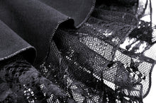 Load image into Gallery viewer, Gothic princess flower lace up off-shouders top TW301