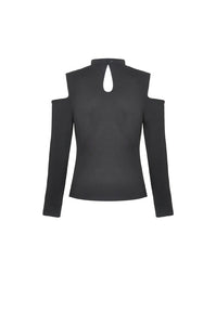 Punk rock crescent moon top TW307