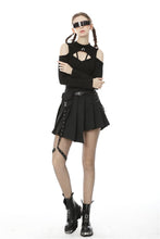 Load image into Gallery viewer, Punk rock crescent moon top TW307