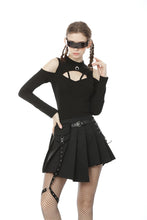Load image into Gallery viewer, Punk rock crescent moon top TW307