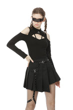 Load image into Gallery viewer, Punk rock crescent moon top TW307