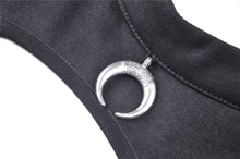 Load image into Gallery viewer, Punk rock crescent moon top TW307