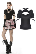 Load image into Gallery viewer, Punk sexy hollow out street fashion top TW308