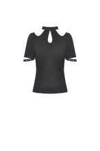 Load image into Gallery viewer, Punk sexy hollow out street fashion top TW308