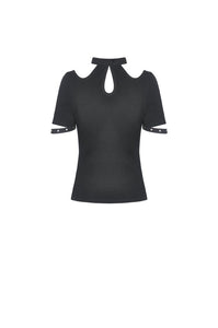 Punk sexy hollow out street fashion top TW308