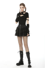 Load image into Gallery viewer, Punk sexy hollow out street fashion top TW308
