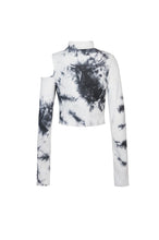 Load image into Gallery viewer, Punk irreqular tie-dyed T-shirt TW310