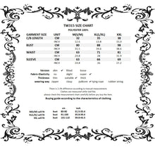 Load image into Gallery viewer, Victoria gothic court top TW315