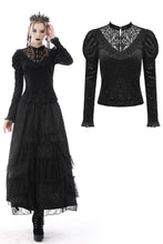 Load image into Gallery viewer, Gothic retro button embossing top TW352
