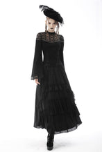 Load image into Gallery viewer, Gothic sexy lace shoulder top TW353