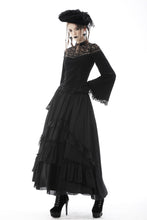 Load image into Gallery viewer, Gothic sexy lace shoulder top TW353
