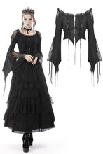 Load image into Gallery viewer, Gothic frilly tasseled top TW359