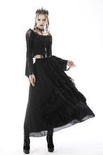 Load image into Gallery viewer, Gothic frilly tasseled top TW359