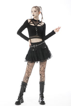 Load image into Gallery viewer, Alternative rebel sexy hollow out net knit T-shirt TW360