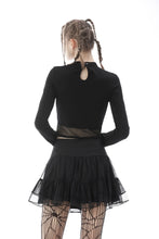 Load image into Gallery viewer, Alternative rebel sexy hollow out net knit T-shirt TW360