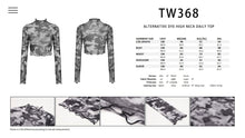 Load image into Gallery viewer, Alternative dye high neck daily top TW368