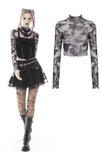 Load image into Gallery viewer, Alternative dye high neck daily top TW368