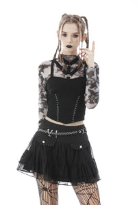 Alternative dye high neck daily top TW368