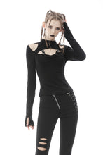 Load image into Gallery viewer, Punk hollow out sexy street top TW370