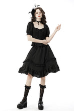 Load image into Gallery viewer, Gothic lolita delicate rope button top TW389