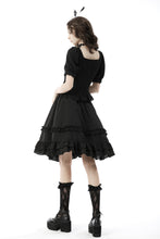 Load image into Gallery viewer, Gothic lolita delicate rope button top TW389