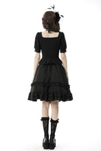 Load image into Gallery viewer, Gothic lolita delicate rope button top TW389