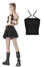 Load image into Gallery viewer, Rock doll bat wing crop top TW391