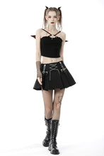 Load image into Gallery viewer, Rock doll bat wing crop top TW391