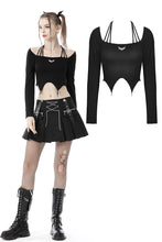 Load image into Gallery viewer, Rock girl around neck top TW395